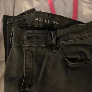 Mott and bow black jeans